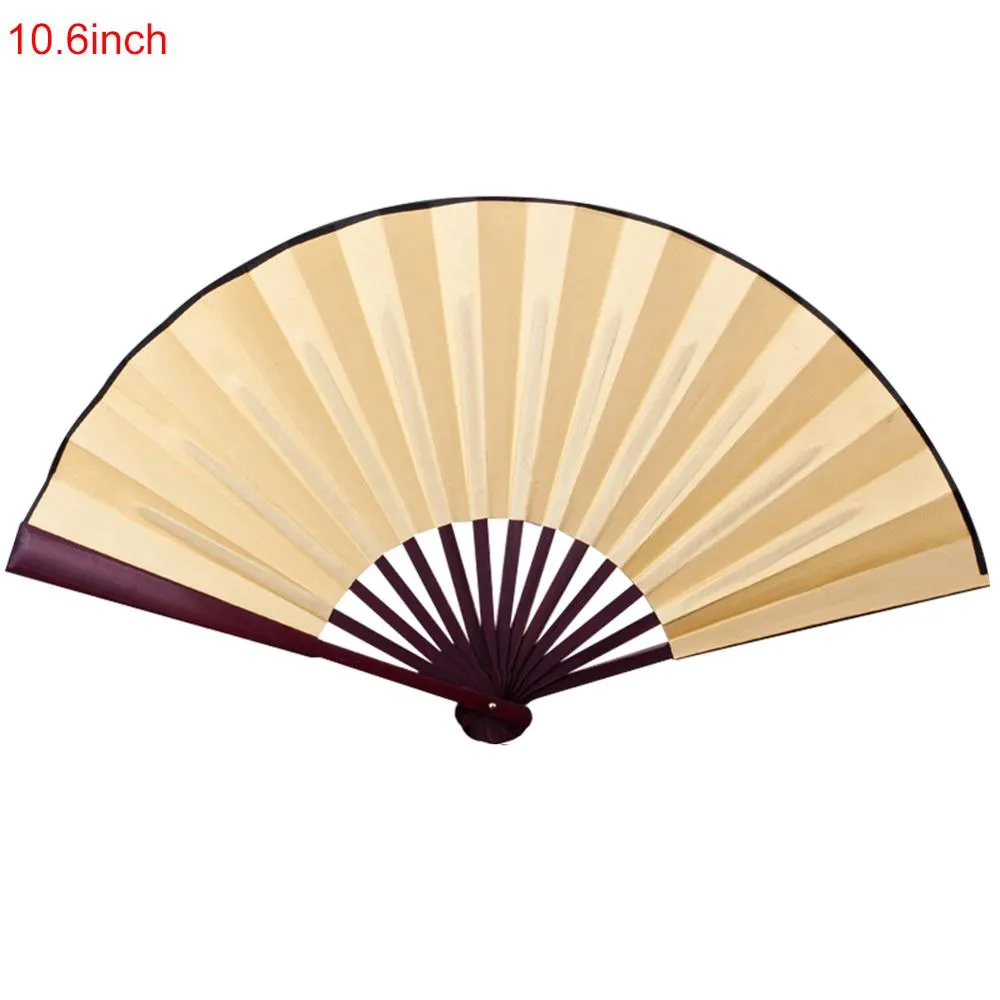 TEEK - 10.6 Inch Silk Cloth Folding Hand Fans