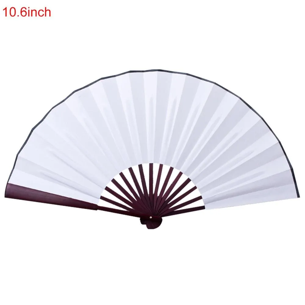 TEEK - 10.6 Inch Silk Cloth Folding Hand Fans