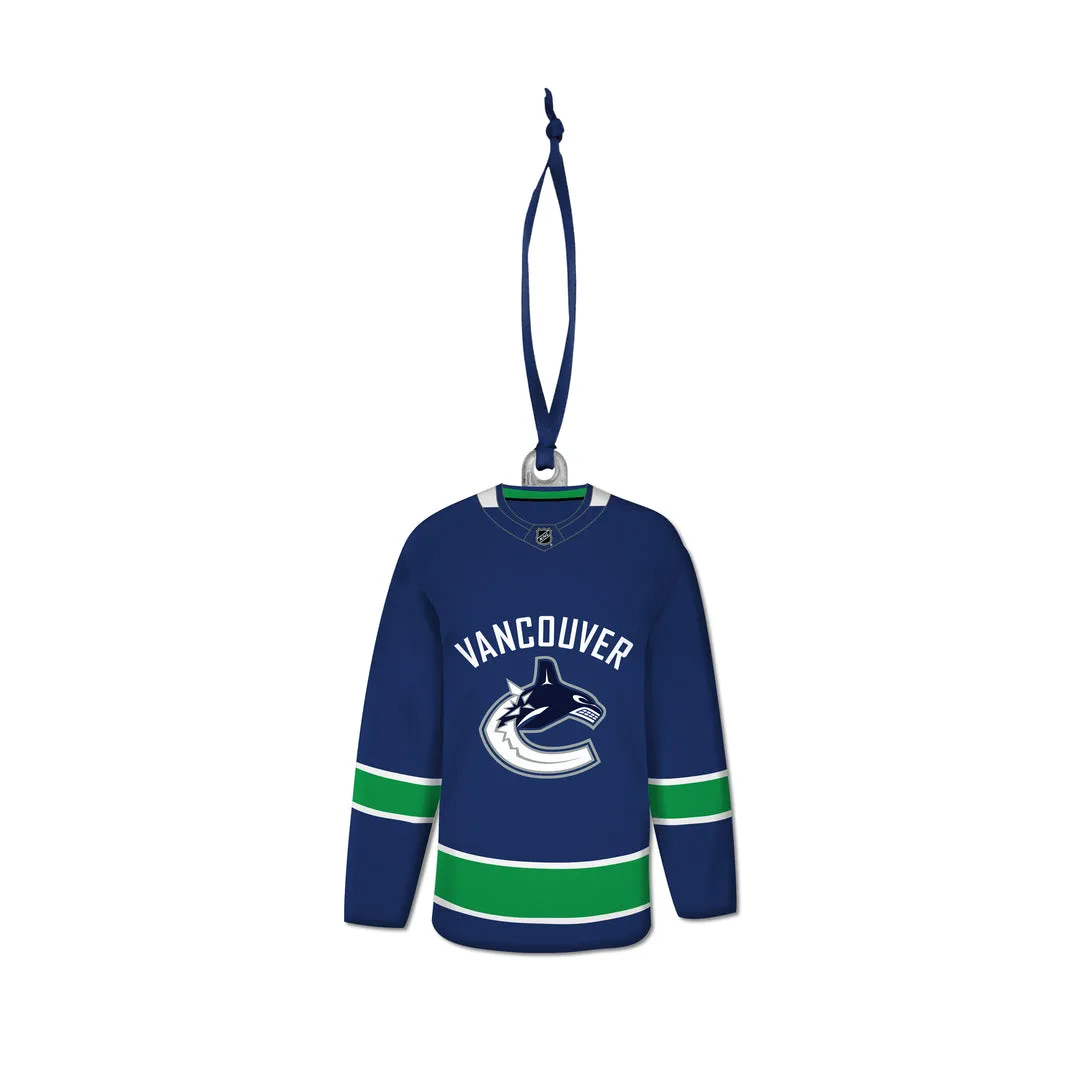 The Sports Vault NHL Vancouver Canucks Jersey Ornament