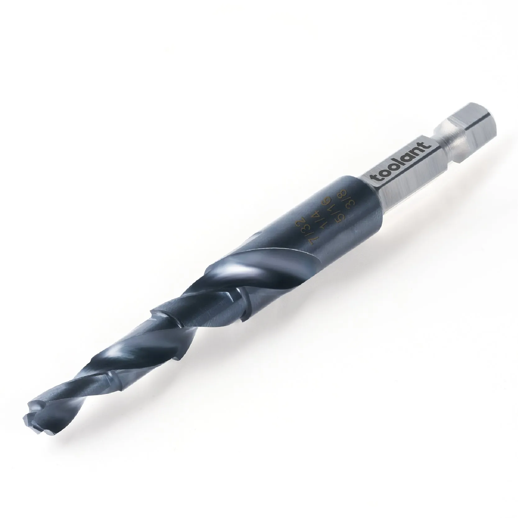 TiAlN Coated Hex Shank Cobalt HSS Four-stage Drill Bits