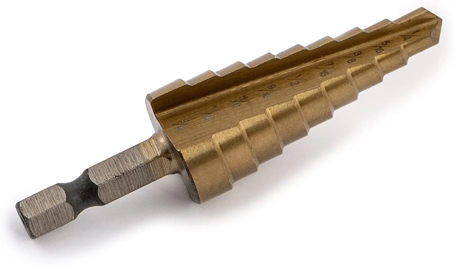 Titan 16504 1/4” - 3/4” Step Drill Bit