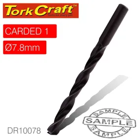 TORK CRAFT DRILL BIT HSS STANDARD 7.8MM 1/CARD DR10078