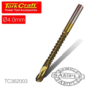 TORK CRAFT DRILL SAW 4MM TIN. COATED CARDED TC362003