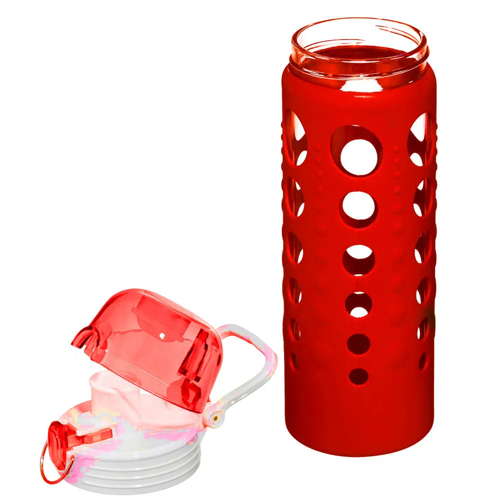 Travel Glass Water Bottle