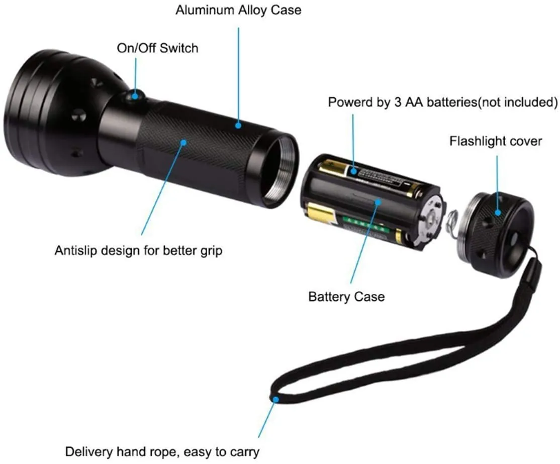 UV Flashlight (Black Light)