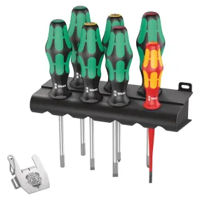 Wera 05138711001 Kraftform Heavy Metal 1 Screwdriver Set (8-Piece)