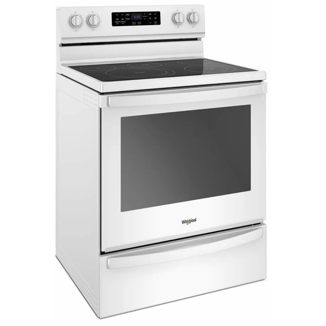 Whirlpool 30-inch Freestanding Electric Range with Frozen Bake™ Technology YWFE775H0HW