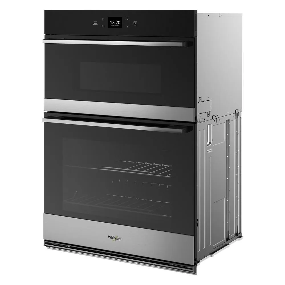 Whirlpool WOEC5930LZ 6.4 Total Cu. Ft. Combo Wall Oven with Air Fry When Connected