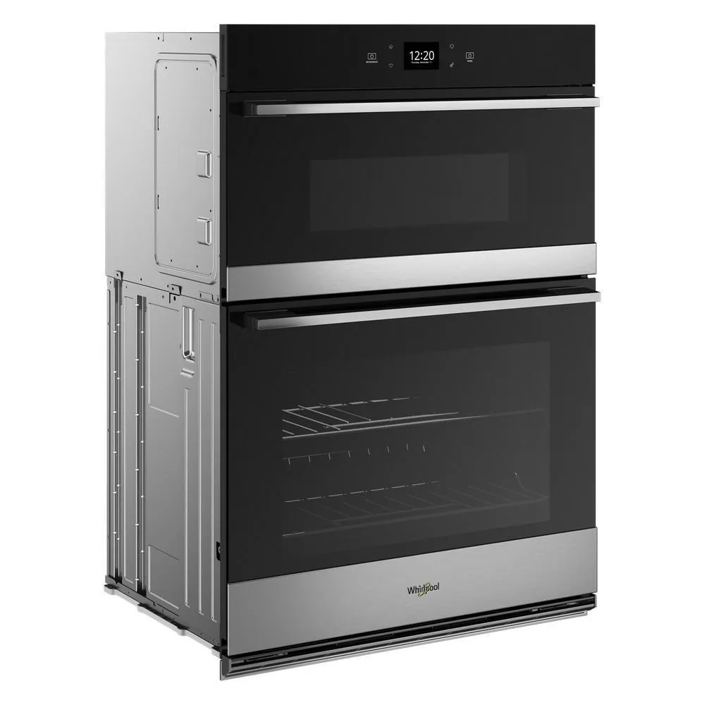 Whirlpool WOEC5930LZ 6.4 Total Cu. Ft. Combo Wall Oven with Air Fry When Connected