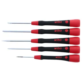 Wiha 26195 PicoFinish Mini Precision Screwdriver Set (5-Piece)