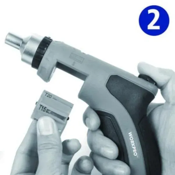 WORKPRO 24 In 1 Grip Style Screwdriver Set Auto-Loading Ratchet Screwdriver Phillips Torx Hex W021176