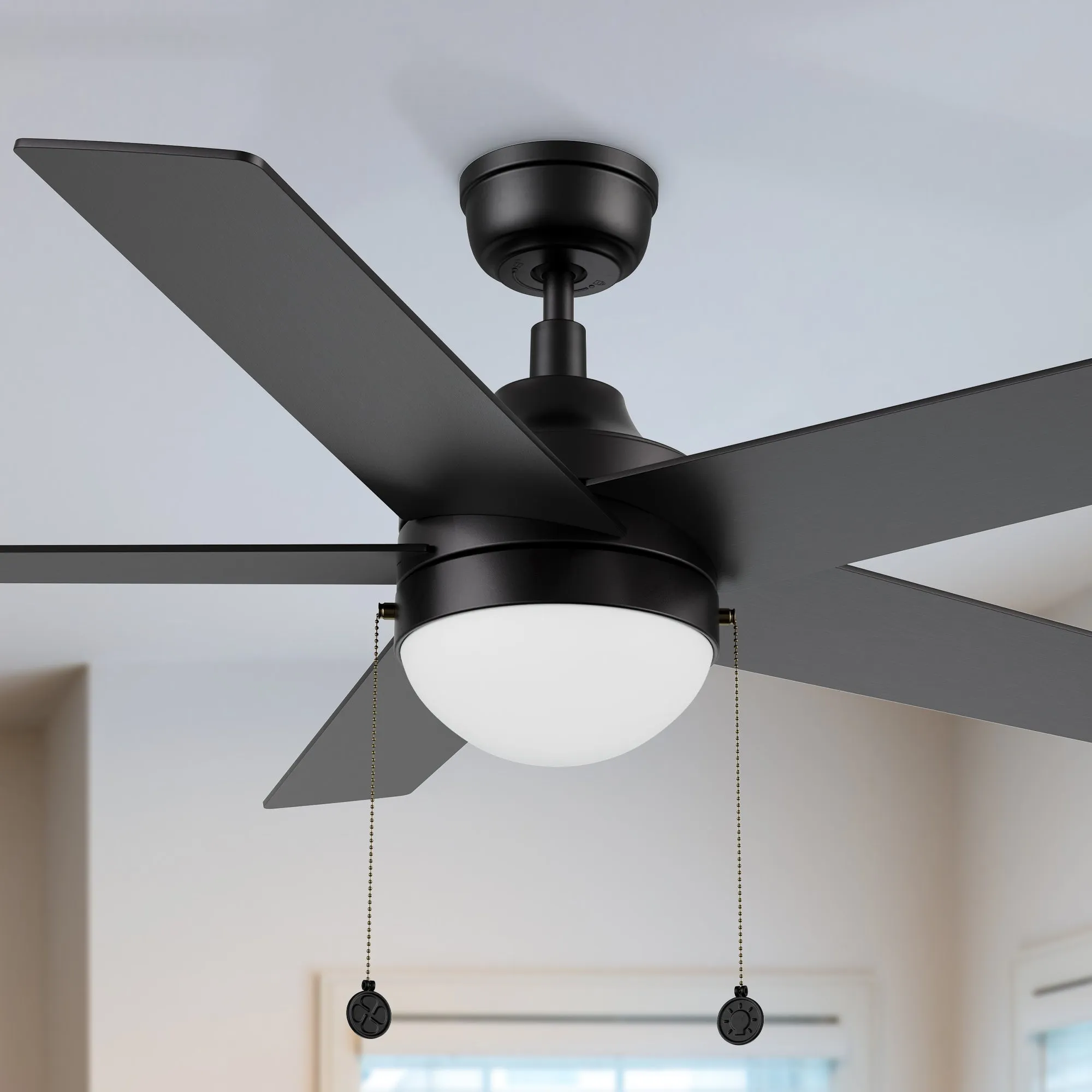 Zaire 52 inch Ceiling Fan with LED Light and Pull Chain